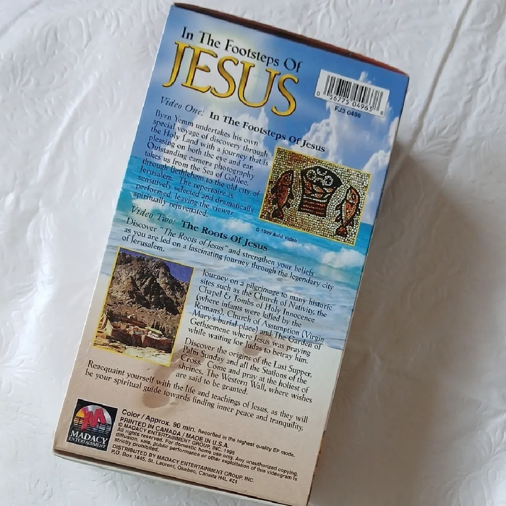 Religious VHS Tape Lot - 'Jesus' 'The Ten Commandments' 'Jesus Superstar'